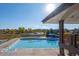 Inviting community pool with shade structures at 4742 S Coolidge St, Aurora, CO 80016