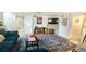 Finished basement featuring a fireplace and additional living space at 1303 Newport St, Denver, CO 80220