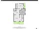 Main floor plan with kitchen, living room, dining room and bath at 169 W Byers Pl, Denver, CO 80223
