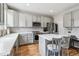 Bright kitchen featuring stainless steel appliances, ample countertop space, and a convenient island at 1466 Turnberry Dr, Castle Rock, CO 80104