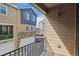 View from balcony of townhome and garage for residences in neighborhood at 6737 S Tempe Ct, Aurora, CO 80016