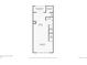 Floor plan showcasing kitchen, living room, bathroom, and covered balcony for level 2 at 6737 S Tempe Ct, Aurora, CO 80016