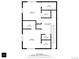 Second story floor plan with bedrooms, bathrooms, laundry, utility and walk-in closets at 503 S Rollie Ave # 12D, Fort Lupton, CO 80621