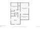 Schematic of basement layout, featuring a bedroom, bathroom, closet, and finished/unfinished storage at 1526 S Gaylord St, Denver, CO 80210