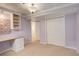 Bedroom with built in shelving and desk space at 3127 And 3125 N Raleigh St, Denver, CO 80212