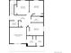 Upstairs layout with bedrooms, bathrooms, and laundry room, including the main bedroom suite at 11709 Park South Ln, Parker, CO 80138