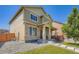 Exterior of a home showing the architectural style, landscaping, and curb appeal at 11709 Park South Ln, Parker, CO 80138