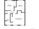 Floor plan exhibiting the bedroom level, complete with multiple bedrooms and a bathroom at 690 S Newark Ct, Aurora, CO 80012
