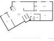 Floorplan showcasing the basement layout, including a bedroom, bathroom, laundry, room, hall and stairway at 12940 W 75Th Ave, Arvada, CO 80005