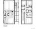 Detailed floor plan showcasing the layout of a two-story home with garage and backyard at 789 E County Line Rd, Erie, CO 80516