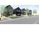 A variety of modern homes line a street with tidy lawns and sidewalks, showcasing a well-planned community at 789 E County Line Rd, Erie, CO 80516