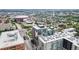 Aerial view highlighting the building's prime location near popular sports and recreation venues at 1401 Wewatta St # 911, Denver, CO 80202