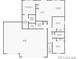 Floor plan showing layout of the house including bedrooms, bathrooms, kitchen and living room at 523 Beckwourth Ave, Fort Lupton, CO 80621