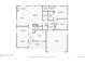 Detailed floorplan showcasing the layout of the home, including all rooms and dimensions at 741 Hallmark Ln, Longmont, CO 80504
