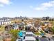 Beautiful city view overlooking neighboring rooftops, trees, and cityscape from a high vantage point at 1581 King St, Denver, CO 80204