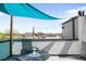 Rooftop deck offers a fire pit, seating, and city views at 1581 King St, Denver, CO 80204