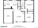 Home floor plan featuring a kitchen, dining area, living room, garage, and primary bedroom at 2433 E 90Th Ave, Thornton, CO 80229