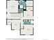 Second floor plan showcasing primary bedroom with walk-in closets, bedrooms, bathrooms, and laundry room for easy living at 26385 E Canal Pl, Aurora, CO 80018