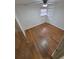 Bedroom with hardwood floors, a ceiling fan, and natural light at 1078 Elmira St, Aurora, CO 80010