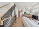 Open floor plan features the living room, kitchen, and dining area at 1262 N Stuart St # 2, Denver, CO 80204