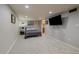 Large basement bedroom featuring recessed lighting and carpet at 3327 Irving St, Denver, CO 80211