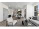 A spacious open floor plan connects the living room and kitchen, perfect for entertaining at 18633 Stroh Rd # 2-104, Parker, CO 80134