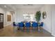 Elegant dining room with stylish lighting, seating for eight, and tasteful décor at 23030 E Del Norte Cir, Aurora, CO 80016