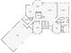 Detailed floor plan displaying the layout of a residence, including the kitchen, living room, and bedrooms at 5910 Mccart Ranch Cir, Elizabeth, CO 80107