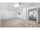 Spacious basement with built in storage and easy access to utility closet at 6762 E Briarwood Dr, Centennial, CO 80112