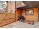 Outdoor patio space with grill, seating, privacy fence and colorful rug at 9172 W 88Th Cir, Westminster, CO 80021