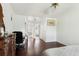 Bright main bedroom provides ample space, with a large window, closet, and room for home office use at 1885 S Quebec Way # G104, Denver, CO 80231