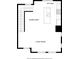 Floor plan displaying the living room, dining area, and kitchen layout at 3101 W 47Th Ave # 14, Denver, CO 80211