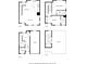 Floor plans for each level of the home including kitchen, bedrooms, garage, and terrace at 3101 W 47Th Ave # 14, Denver, CO 80211
