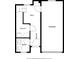 Floor plan featuring a utility room, bathroom, foyer, hall, and garage at 3101 W 47Th Ave # 14, Denver, CO 80211