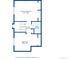 Floor plan illustrating the second floor layout, with primary bedroom and additional bedroom at 9125 Lowell Ct, Westminster, CO 80031