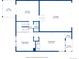 Floor plan illustrating the home's layout including kitchen, living room, garage, and patio at 9125 Lowell Ct, Westminster, CO 80031