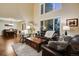 Spacious living room with high ceilings, large windows, and hardwood floors at 9980 Newton Ct, Westminster, CO 80031