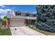 Charming two-story home featuring a well-manicured front lawn and attached garage at 7865 S Lafayette Ct, Centennial, CO 80122