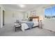 Cozy bedroom featuring a king-sized bed, neutral decor, and soft carpeting for a relaxing ambiance at 1791 S Laredo St, Aurora, CO 80017
