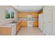 Well-maintained kitchen with ample cabinet space and standard appliances at 16256 E Otero Pl, Englewood, CO 80112