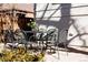 Outdoor dining set on backyard patio, perfect for outdoor entertaining at 1035 S Elizabeth St, Denver, CO 80209