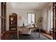 Bright office space featuring bookshelf, desk and chair, perfect for working from home at 1035 S Elizabeth St, Denver, CO 80209