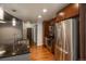 Modern kitchen with stainless steel appliances at 891 14Th St # 1006, Denver, CO 80202