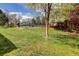 Lush green backyard with mature trees, playground, and tennis court, offering ample space for recreation and relaxation at 7970 W 90Th Ave # 115, Broomfield, CO 80021