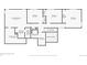 Second floor layout with primary bedroom, bathroom, three additional bedrooms, and multiple closets at 6487 W Weaver Ave, Littleton, CO 80123