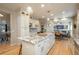 Kitchen with island at 781 Deer Clover Cir, Castle Pines, CO 80108