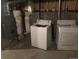 Functional laundry room featuring a washer and dryer, plus mechanical equipment at 4348 Sable St, Denver, CO 80239