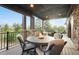 Inviting deck with comfortable seating and scenic views at 17548 Colonial Park Dr, Monument, CO 80132