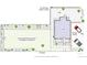 Detailed site plan of a home featuring a large, fenced yard with mature trees, off street parking and patio at 1519 16Th St, Boulder, CO 80302