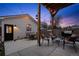 Backyard with outdoor seating, grill, and string lights at 2948 S Clarkson St, Englewood, CO 80113